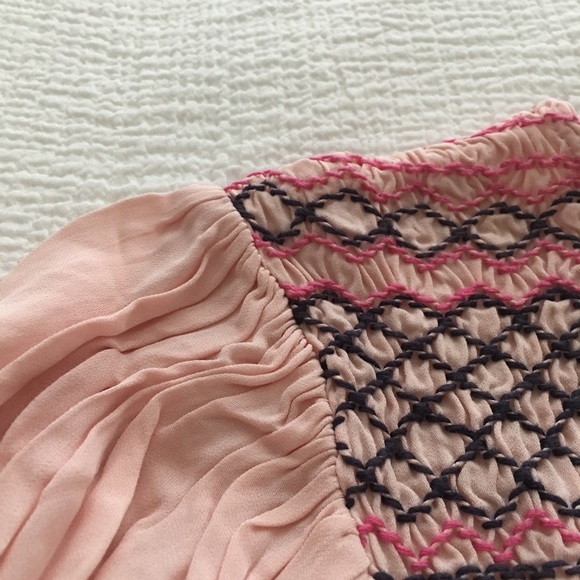 ❌ SOLD ❌ Embroidered Free People Dress - Picture 3 of 8